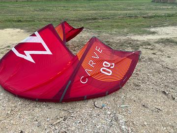 Vela kitesurf NORTH CARVE (9) con barra