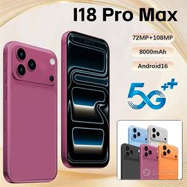 Smartphone 5G Android 15 Smartphone 7.3-inch 72MP+