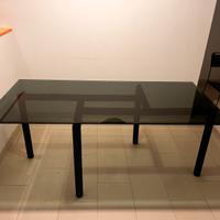 Tavolo/Scrivania in cristallo 180x80