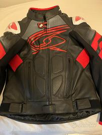 Giubbotto Moto In Pelle Racing Spyke ESTORIL EVO N
