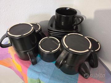 Servizio da 8 tazze da te' con piattino