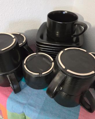 Servizio da 8 tazze da te' con piattino