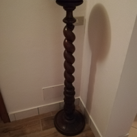 Alzata vaso legno vintage