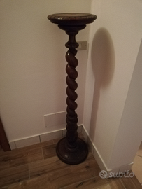 Alzata vaso legno vintage