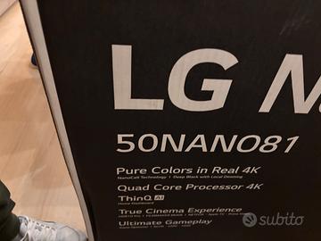 Tv LG 50 pollici nanocell schermo rotto