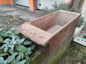 Vasca indiana antica in legno
