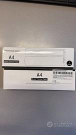 4 Rotoli Carta Termica A4 - NUOVI - Per Stampanti