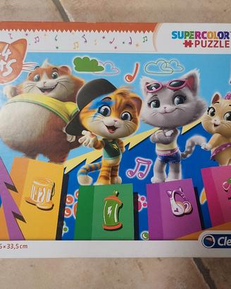 Puzzle 44 Gatti (44 Cats) SuperColor Clementoni104