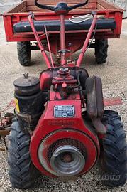 Motozappa con carrello 4x4