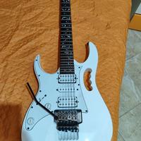 IBANEZ JEMJRL WH Steve Vai White (left-handed)