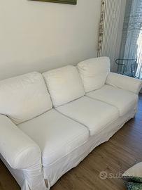 Divano letto 3 posti Ektorp  e poltrona Ektorp