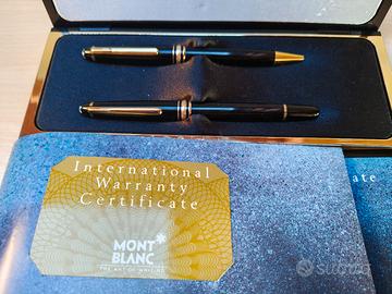 Set coppia di penne Montblanc Meisterstuck 