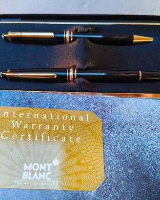 Set coppia di penne Montblanc Meisterstuck 