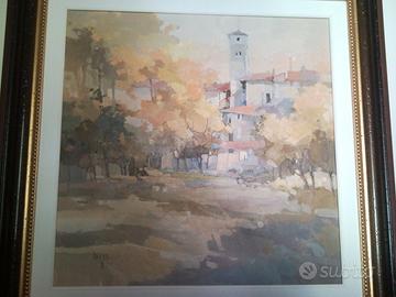 Dipinto Paesaggio Piemonte - Juricich