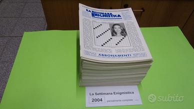 LA SETTIMANA ENIGMISTICA, anno 2004, parzialmente