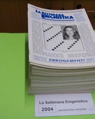 LA SETTIMANA ENIGMISTICA, anno 2004, parzialmente