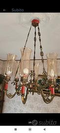 lampadario vintage stile liberty 