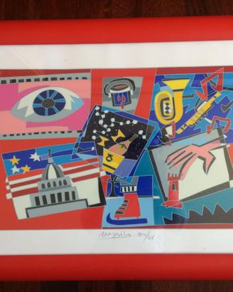 UGO NESPOLO - American Dream Serigrafia 50X70
