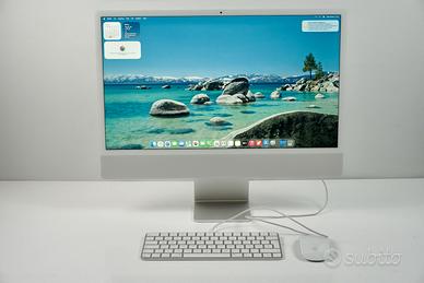 Imac 24 M1 16 Gb ram 500 Gb Hd silver 2021 Garanzi