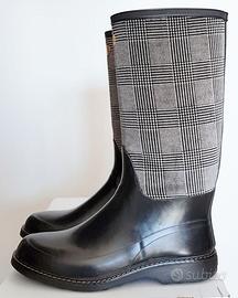 SUPERGA ORIGINALI STIVALI GOMMA/VELOUR antipioggia