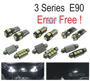 KIT 15 LAMPADE LED INTERNE BMW E90 SEDAN 320D 320D