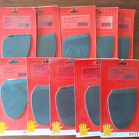 10 coppie mezzesuole in gomma tg. 34-36-38