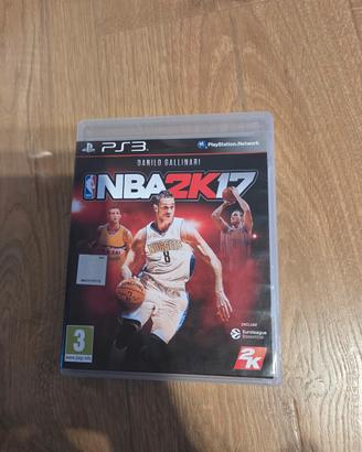 Videogioco PS3  NBA 2K 17 Danilo Gallinari