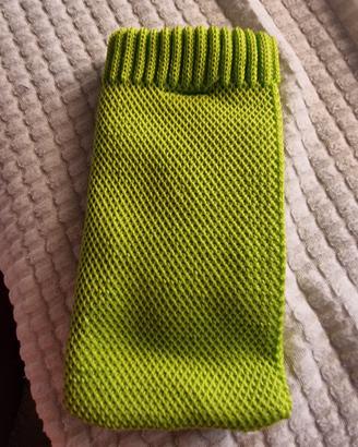 Custodia vintage  Porta Smartphone Elastic. Verde