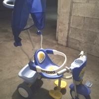 Triciclo bambino Biemme Giochi con parasole