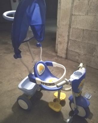 Triciclo bambino Biemme Giochi con parasole