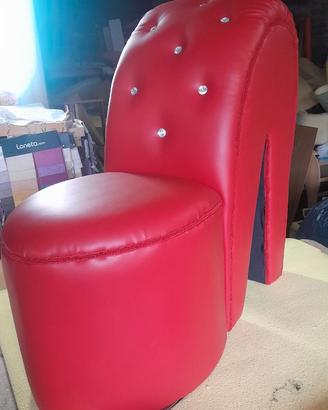 Poltrona scarpa a tacco a scelta