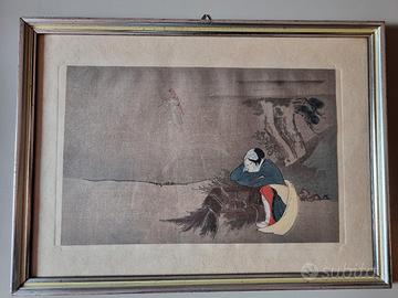 Stampa xilografica giapponese di pregio