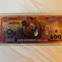 Disney Gold Banknote Banconota Minnie 400