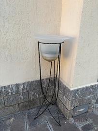 Vaso vetro e ferro