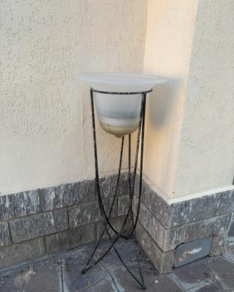 Vaso vetro e ferro