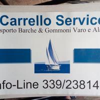 Trasporti barca e noleggio carrelli