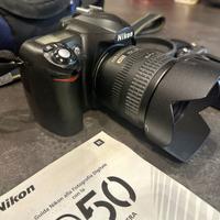 Fotocamera Reflex Nikon D50 con Obiettivo