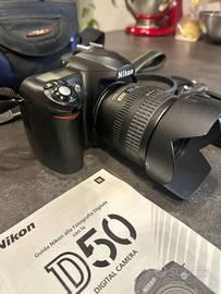 Fotocamera Reflex Nikon D50 con Obiettivo