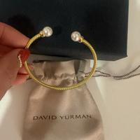 Bracciale David Yurman perla oro