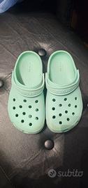 sandali Crocs verde acqua n. 30