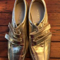 Comode scarpe donna dorate n.39