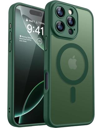 Cover Iphone 13 Pro Max trasparente e verde