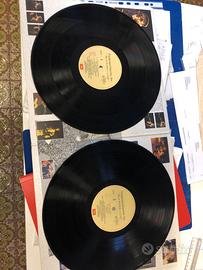 Due dischi vinile Francesco guccini fra la via Emi