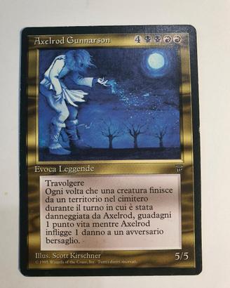Magic MTG Axelrod Gunnarson Leggende ITA 1995