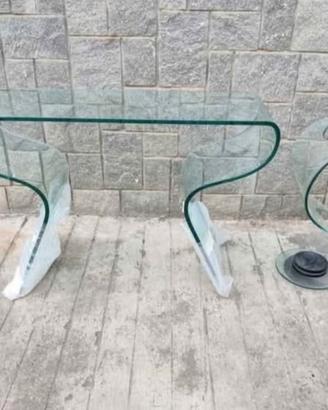 Consolle e portaombrelli in vetro Prospero Rasulo