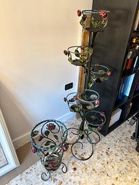 Portavasi e portaombrelli in ferro battuto