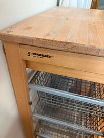 Foppapedretti carrello cucina verduriere