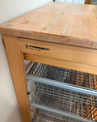 Foppapedretti carrello cucina verduriere