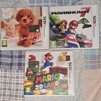 3 giochi per Nintendo 3DS (prezzo trattabile)
