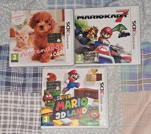 3 giochi per Nintendo 3DS (prezzo trattabile)